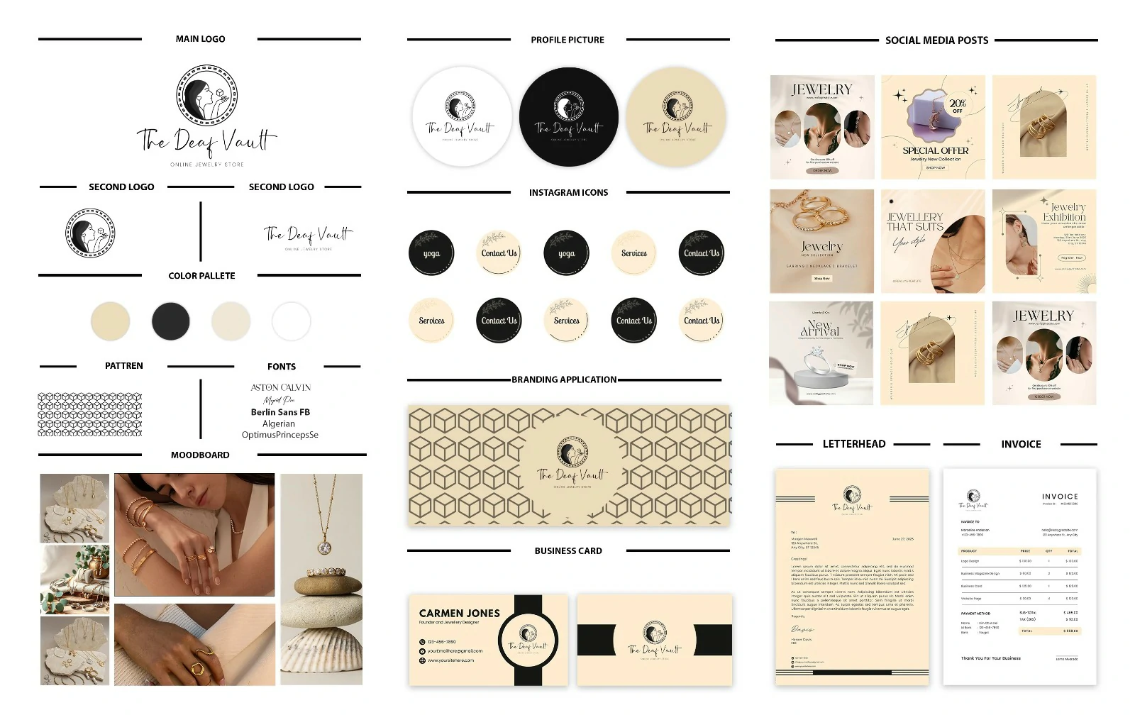 Stationery Design portfolio project stationery 03